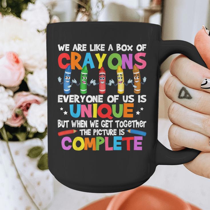 Teacher We Are Like a Box Of Crayons For Men Women Kids Graphic Print Coffee Mug, funny design Teacher We Are Like a Box Of Crayons For Men Women Kids Graphic Print Coffee Mug, funny design