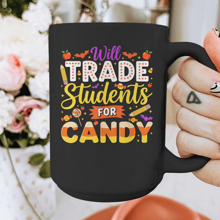 Teacher Cute Will Trade Students For Candy Halloween Costume Graphic Print Coffee Mug, funny design Teacher Cute Will Trade Students For Candy Halloween Costume Graphic Print Coffee Mug, funny design