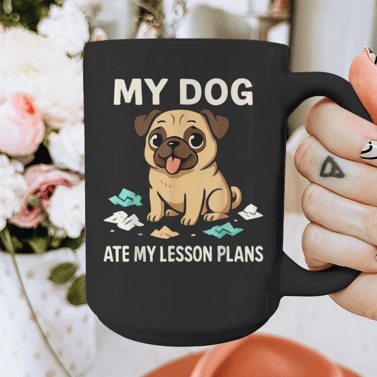 Teacher My Dog Ate My Lesson Plans School Staff Graphic Print Coffee Mug, funny design Teacher My Dog Ate My Lesson Plans School Staff Graphic Print Coffee Mug, funny design