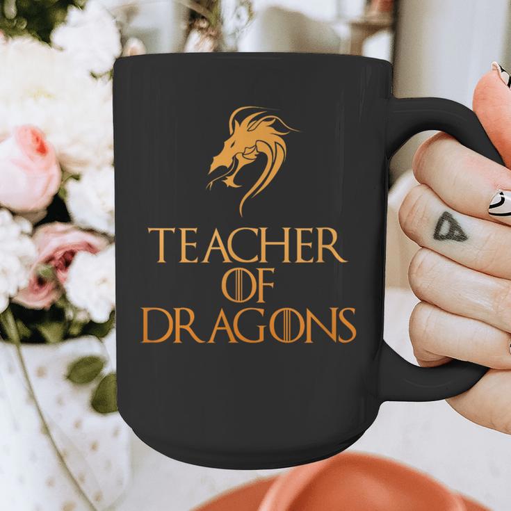 Teacher Of Dragons For Teachers Top Tee T-Shirt Graphic Print Coffee Mug, funny design