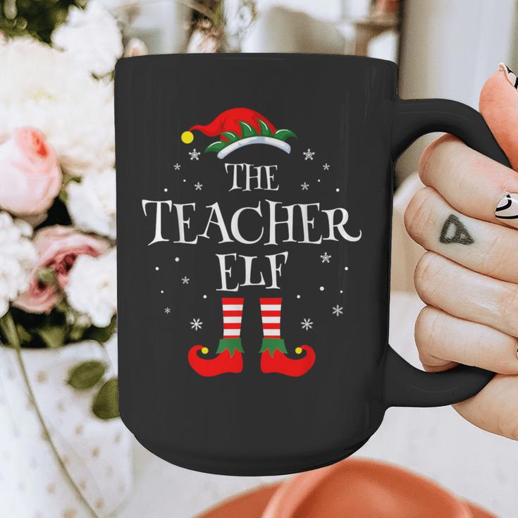 The Teacher Elf Christmas Family Matching Group Xmas Graphic Print Coffee Mug, funny design The Teacher Elf Christmas Family Matching Group Xmas Graphic Print Coffee Mug, funny design