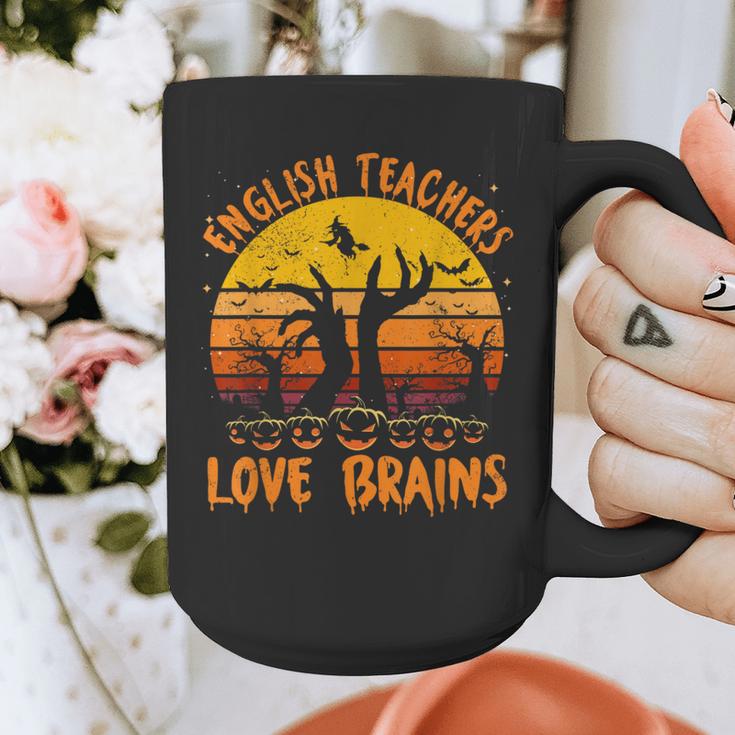 Teacher Halloween All English Teachers Love Brains Graphic Print Coffee Mug, English Teacher Gifts, funny design Teacher Halloween All English Teachers Love Brains Graphic Print Coffee Mug, English Teacher Gifts, funny design
