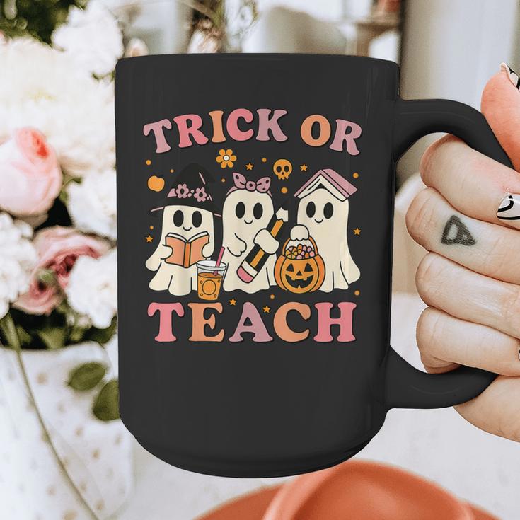 Teacher Halloween Trick Or Teach Cute Ghost Coffee Pumpkins Graphic Print Coffee Mug, funny design Teacher Halloween Trick Or Teach Cute Ghost Coffee Pumpkins Graphic Print Coffee Mug, funny design