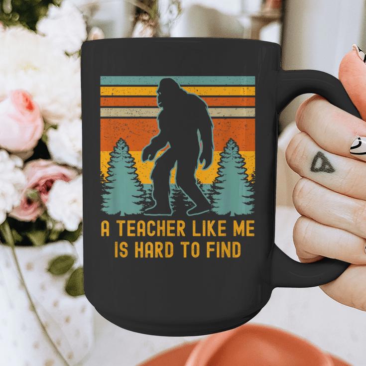 A Teacher Like Me Is Hard To Find Bigfoot Teacher Graphic Print Coffee Mug, funny design A Teacher Like Me Is Hard To Find Bigfoot Teacher Graphic Print Coffee Mug, funny design