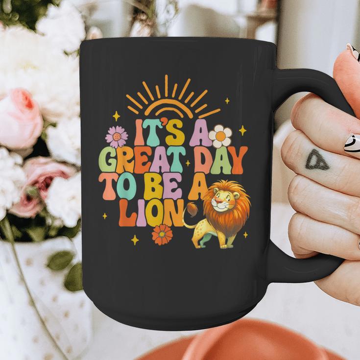 Teacher Life Back To School It's A Great A Day To Be A Lion Graphic Print Coffee Mug, funny design Teacher Life Back To School It's A Great A Day To Be A Lion Graphic Print Coffee Mug, funny design