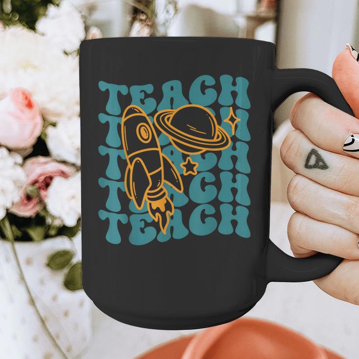 Teacher Outer Space Science Astronomy Planet Saturn Teach Graphic Print Coffee Mug, Science Teacher Gifts, funny design Teacher Outer Space Science Astronomy Planet Saturn Teach Graphic Print Coffee Mug, Science Teacher Gifts, funny design