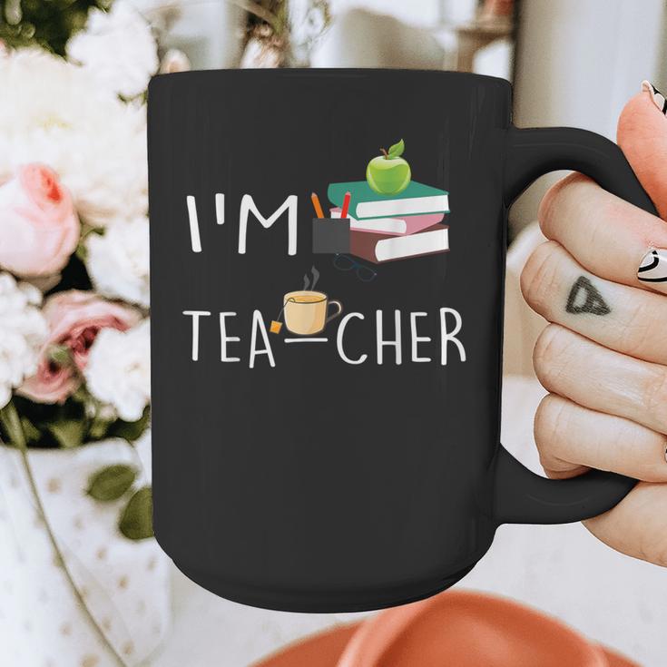 Teacher Puns I'm Tea-Cher Tea Lover Fun Teacher For Men Women Graphic Print Coffee Mug, funny design Teacher Puns I'm Tea-Cher Tea Lover Fun Teacher For Men Women Graphic Print Coffee Mug, funny design