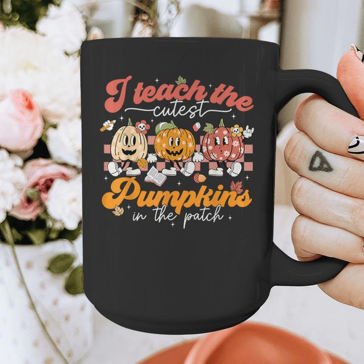 Teacher I Teach The Cutest Pumpkins In The Patch Fall Autumn Graphic Print Coffee Mug, funny design Teacher I Teach The Cutest Pumpkins In The Patch Fall Autumn Graphic Print Coffee Mug, funny design