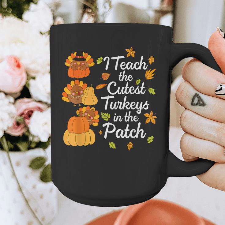 Teacher Thanksgiving I Teach The Cutest Turkeys In The Patch Graphic Print Coffee Mug, funny design Teacher Thanksgiving I Teach The Cutest Turkeys In The Patch Graphic Print Coffee Mug, funny design