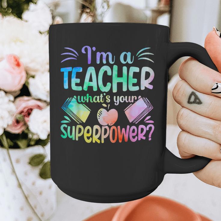 Im A Teacher Whats Your Superpower Teaching Professional Graphic Print Coffee Mug, funny design
