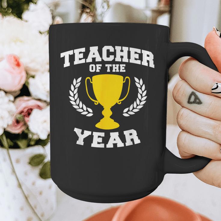 Teacher Of The Year For Men Women Graphic Print Coffee Mug, funny design Teacher Of The Year For Men Women Graphic Print Coffee Mug, funny design