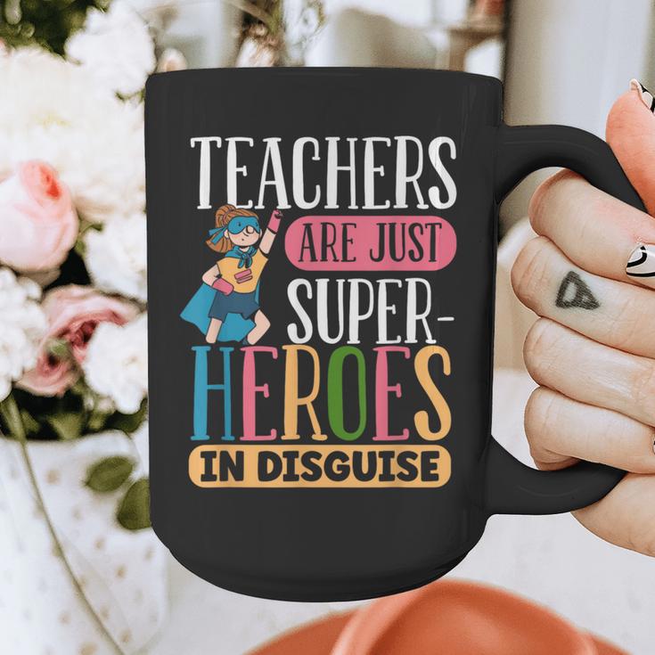 Teachers Are Just Superheroes In Disguise Back To School Graphic Print Coffee Mug, funny design Teachers Are Just Superheroes In Disguise Back To School Graphic Print Coffee Mug, funny design