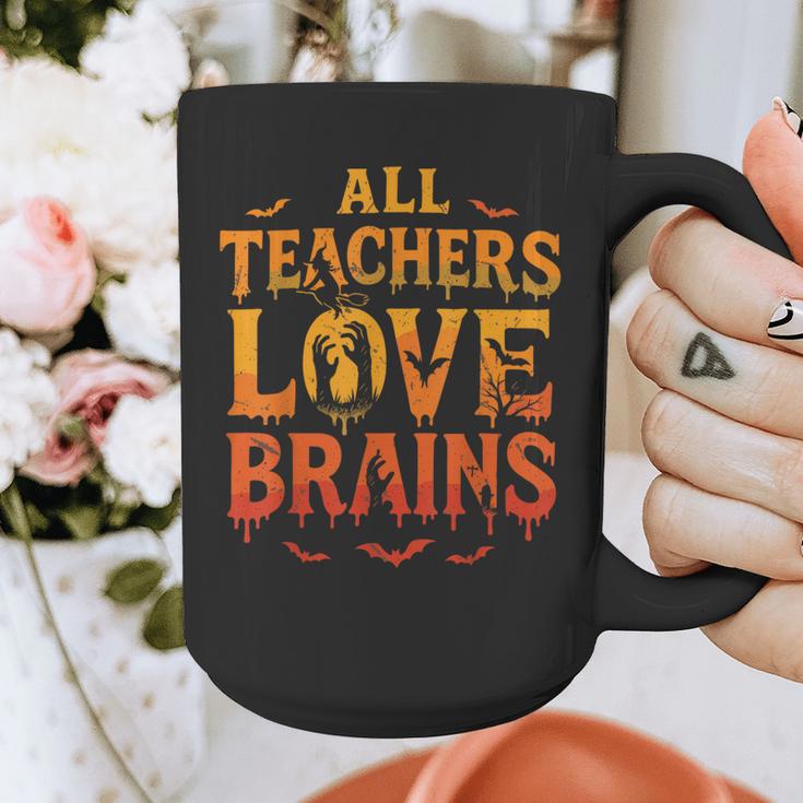 All Teachers Love Brains Shirt Halloween Teacher Graphic Print Coffee Mug, funny design All Teachers Love Brains Shirt Halloween Teacher Graphic Print Coffee Mug, funny design
