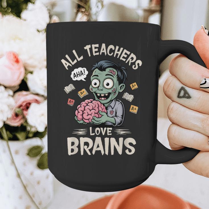 Teachers Love Brains Tee-Shirt Men Women Halloween Teacher Graphic Print Coffee Mug, funny design Teachers Love Brains Tee-Shirt Men Women Halloween Teacher Graphic Print Coffee Mug, funny design