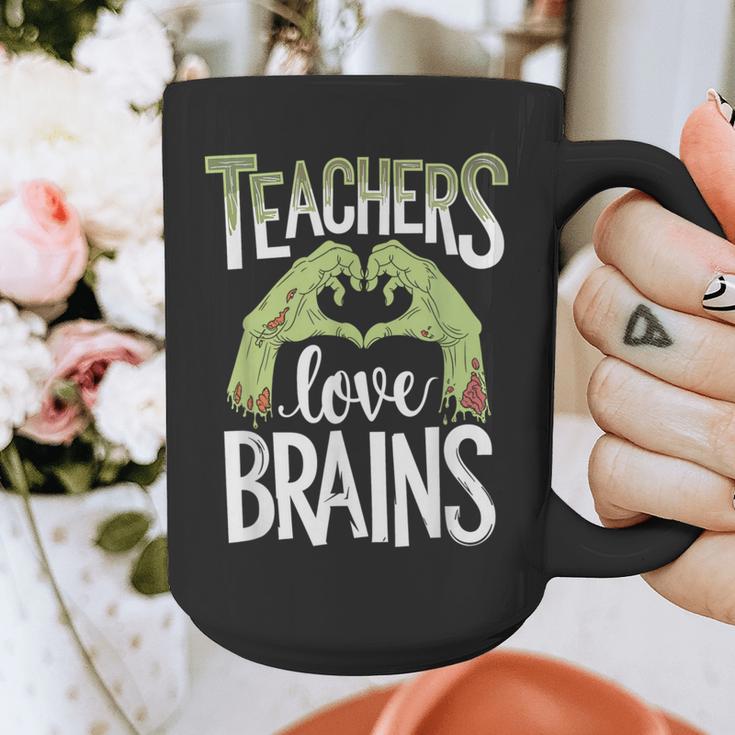 Teachers Love Zombie Teacher Halloween Fun Graphic Print Coffee Mug, funny design