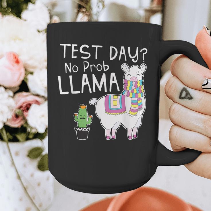 Teachers Testing Day Test Day No Prob Llama Teacher Graphic Print Coffee Mug, funny design Teachers Testing Day Test Day No Prob Llama Teacher Graphic Print Coffee Mug, funny design