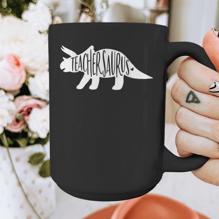Teachersaurus Like A Normal Teacher Awesome Dinosaur Teacher Men Women Girls Kids Graphic Print Coffee Mug, funny design