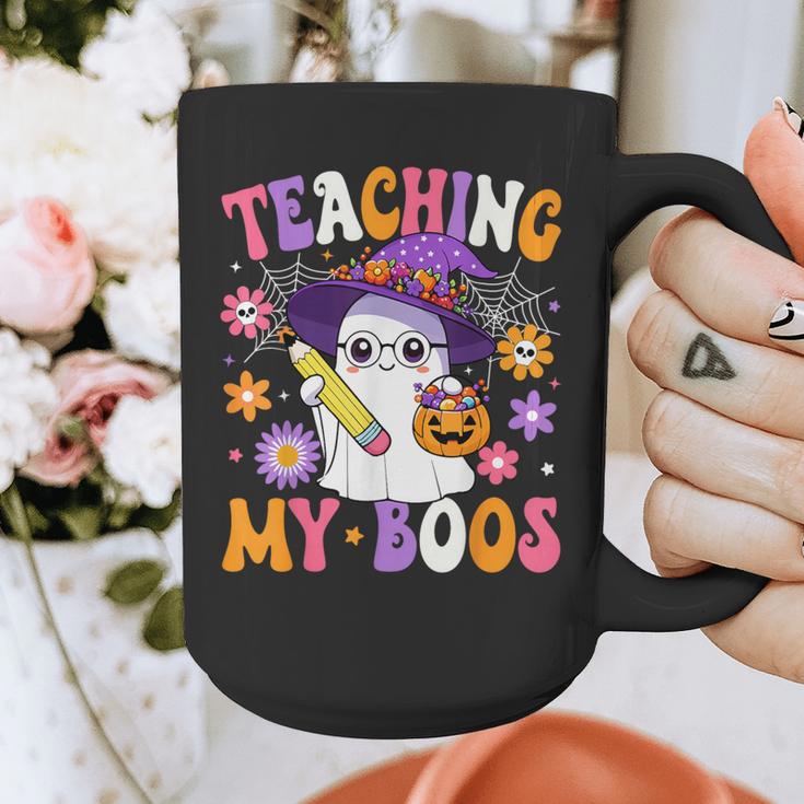 Teaching My Boos Teacher Ghost Teach Halloween Teacher Graphic Print Coffee Mug, funny design Teaching My Boos Teacher Ghost Teach Halloween Teacher Graphic Print Coffee Mug, funny design