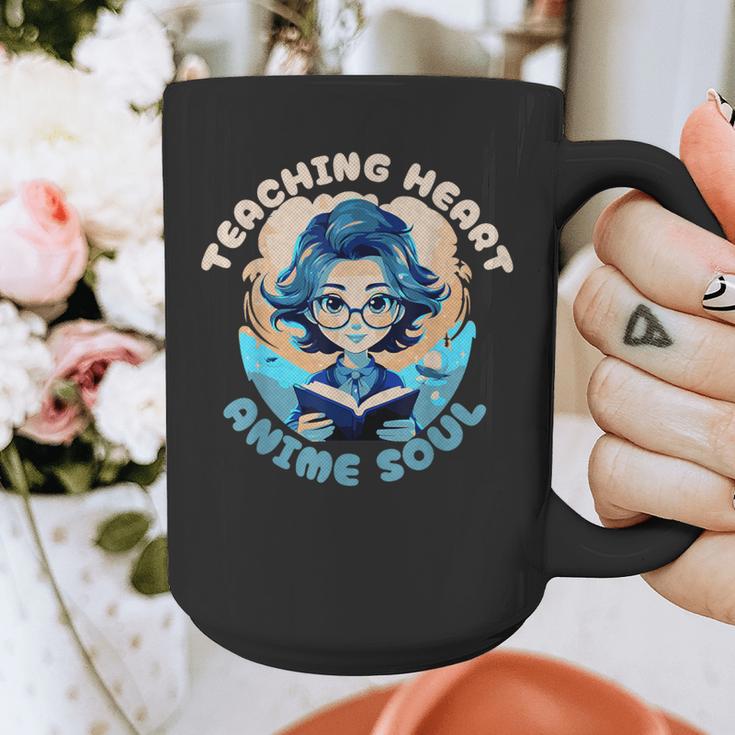 Teaching Heart Anime Soul Teacher Otaku Manga Graphic Print Coffee Mug, funny design Teaching Heart Anime Soul Teacher Otaku Manga Graphic Print Coffee Mug, funny design