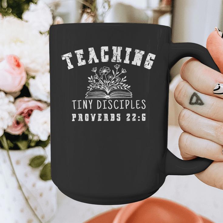 Teaching Tiny Disciples Christian Bible Verse Teacher Graphic Print Coffee Mug, funny design Teaching Tiny Disciples Christian Bible Verse Teacher Graphic Print Coffee Mug, funny design
