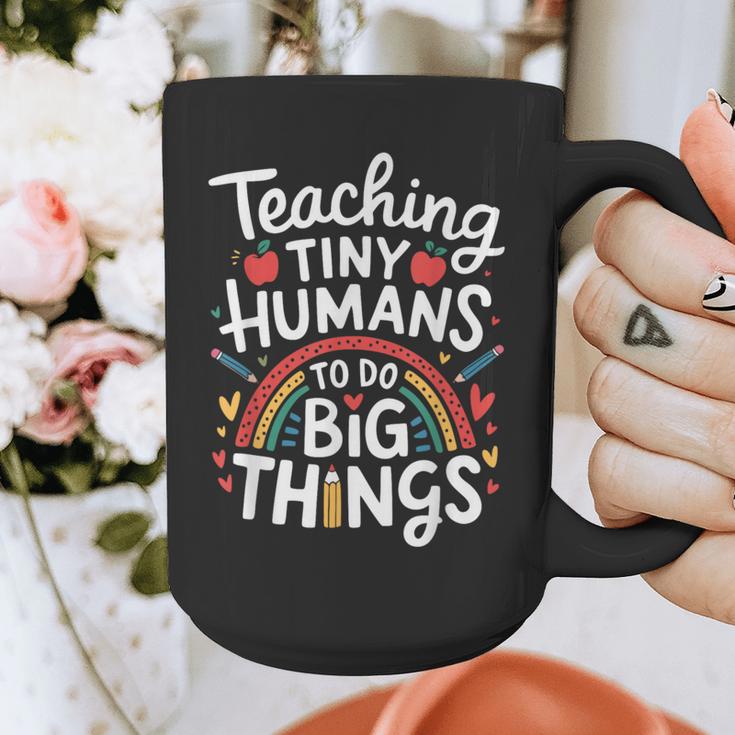 Teaching Tiny Humans Big Things I Teacher Graphic Print Coffee Mug, funny design Teaching Tiny Humans Big Things I Teacher Graphic Print Coffee Mug, funny design