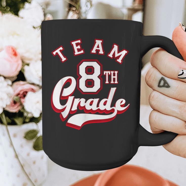 Team 8th Grade Eighth For Teacher Or Students For Men Women Girls Kids Graphic Print Coffee Mug, funny design