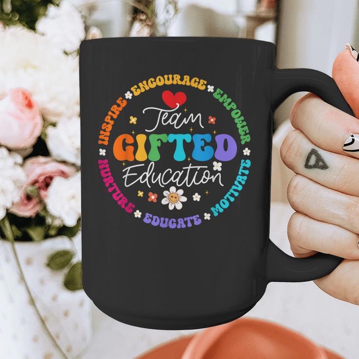 Team Ed Education Teacher Appreciation Back To School Graphic Print Coffee Mug, funny design
