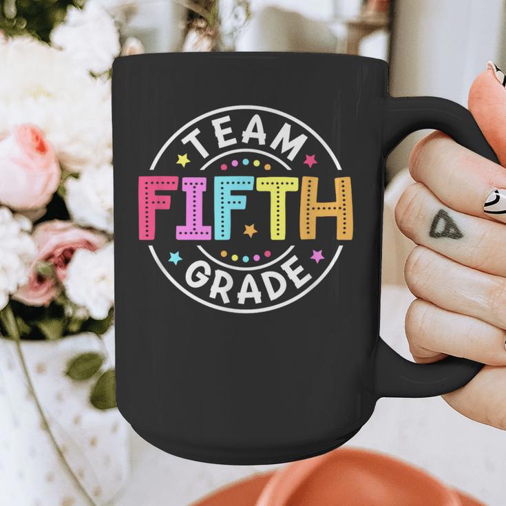 Team Fifth Grade Teacher Back To School 5th Grade Squad Kids Graphic Print Coffee Mug, funny design Team Fifth Grade Teacher Back To School 5th Grade Squad Kids Graphic Print Coffee Mug, funny design