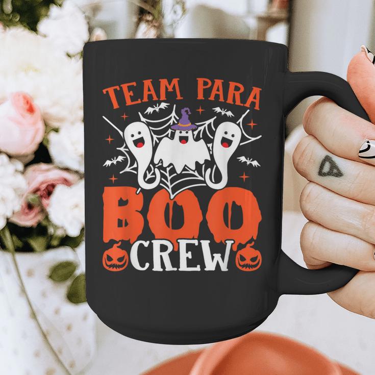 Team Para Boo Crew Halloween Ghost Paraprofessional Teacher Graphic Print Coffee Mug, funny design Team Para Boo Crew Halloween Ghost Paraprofessional Teacher Graphic Print Coffee Mug, funny design