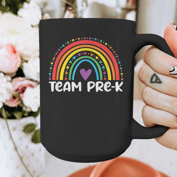 Team Pre-K Teacher Crew Squad Hello Back School Graduation Graphic Print Coffee Mug, funny design Team Pre-K Teacher Crew Squad Hello Back School Graduation Graphic Print Coffee Mug, funny design