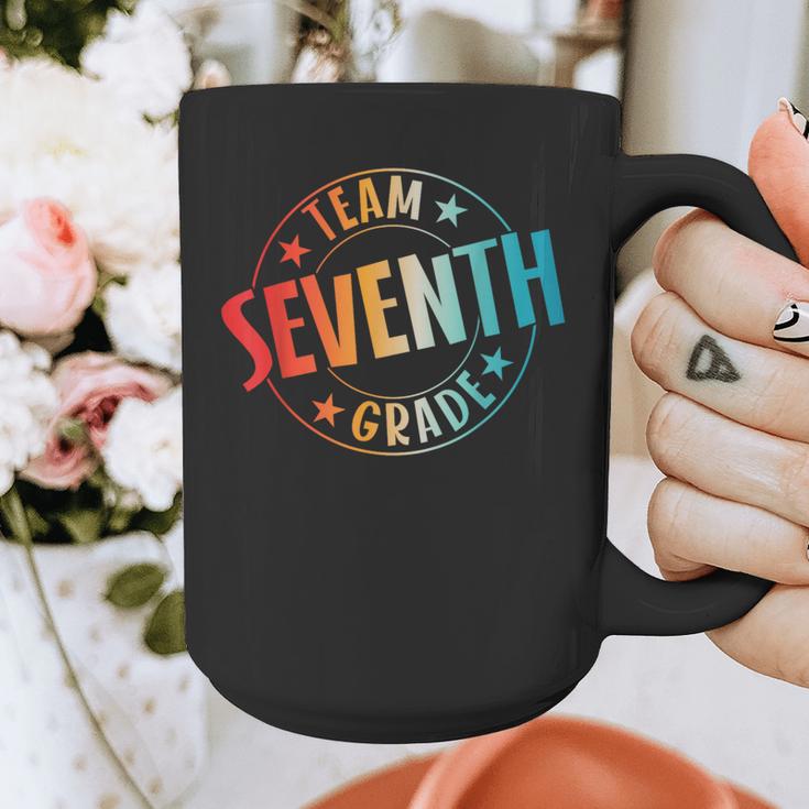 Team Seventh Grade Teacher Student Back To School 7th Grade Graphic Print Coffee Mug, funny design Team Seventh Grade Teacher Student Back To School 7th Grade Graphic Print Coffee Mug, funny design