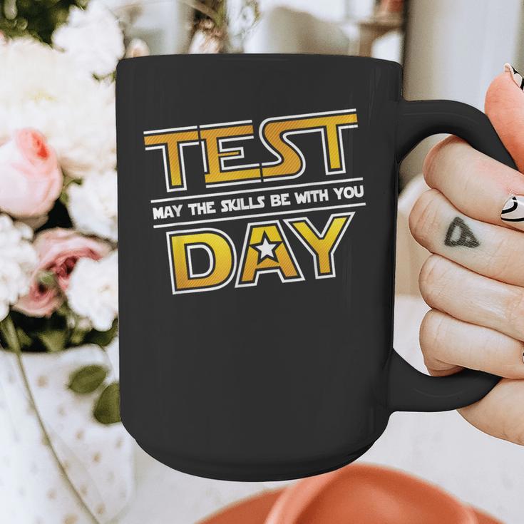 Test Day Testing May The Skills Be With You School Teacher Graphic Print Coffee Mug, funny design Test Day Testing May The Skills Be With You School Teacher Graphic Print Coffee Mug, funny design
