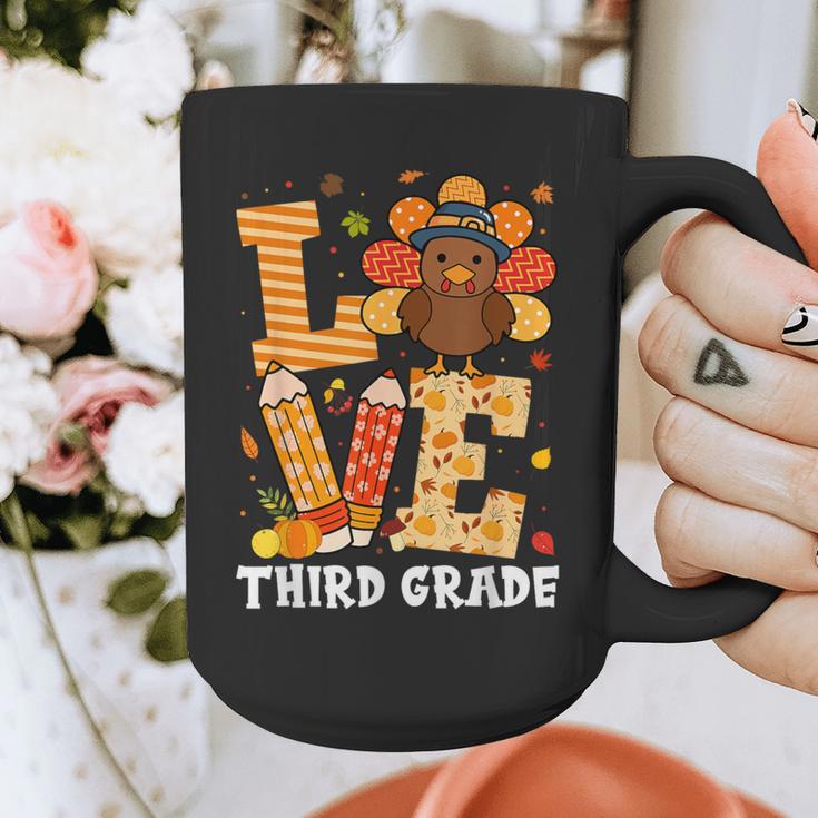 Thanksgiving Love Third Grade Teacher Turkey Autumn Fall Men Women Girls Kids Graphic Print Coffee Mug, funny design Thanksgiving Love Third Grade Teacher Turkey Autumn Fall Men Women Girls Kids Graphic Print Coffee Mug, funny design