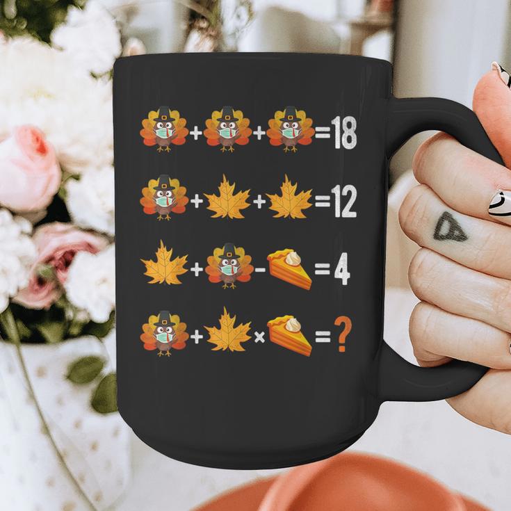 Thanksgiving Order Of Operations Quiz Math Teacher Life Graphic Print Coffee Mug, funny design