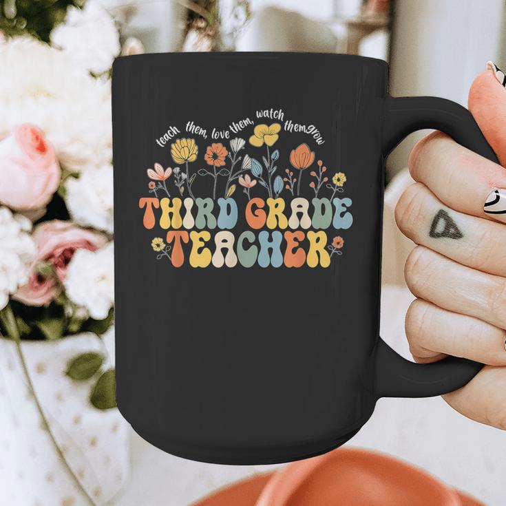 Third 3rd Grade Teacher Appreciation Teaching Wildflowers Graphic Print Coffee Mug, funny design Third 3rd Grade Teacher Appreciation Teaching Wildflowers Graphic Print Coffee Mug, funny design