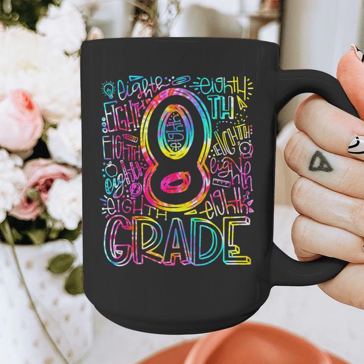 Tie Dye 8th Grade Typography Team Eighth Grade Teacher Graphic Print Coffee Mug, funny design Tie Dye 8th Grade Typography Team Eighth Grade Teacher Graphic Print Coffee Mug, funny design