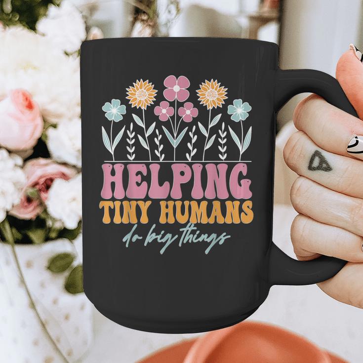 Tiny People Help Do Big Things Nursery Teacher Graphic Print Coffee Mug, funny design Tiny People Help Do Big Things Nursery Teacher Graphic Print Coffee Mug, funny design
