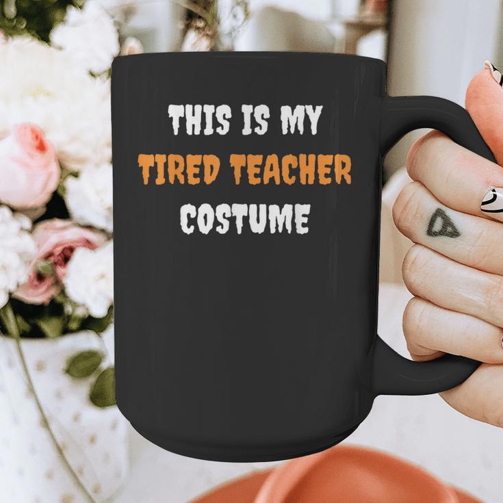 This Is My Tired Teacher Costume Apparel Halloween Teacher Graphic Print Coffee Mug, funny design This Is My Tired Teacher Costume Apparel Halloween Teacher Graphic Print Coffee Mug, funny design