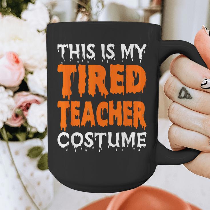 This Is My Tired Teacher Costume Quick Easy Lazy Halloween For Men Women Graphic Print Coffee Mug, funny design This Is My Tired Teacher Costume Quick Easy Lazy Halloween For Men Women Graphic Print Coffee Mug, funny design