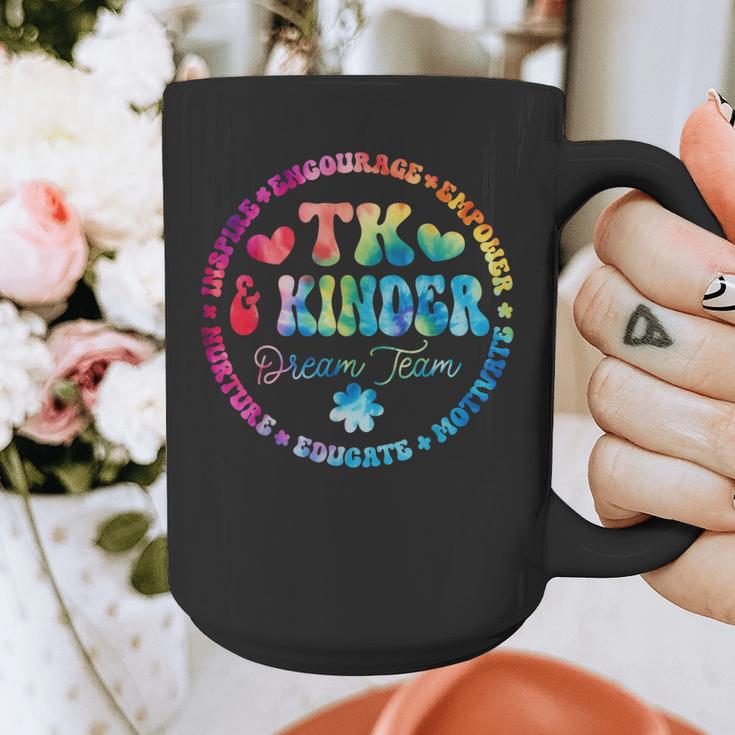 TK & Kinder Dream Team Transitional Kindergarten Teacher Graphic Print Coffee Mug, funny design