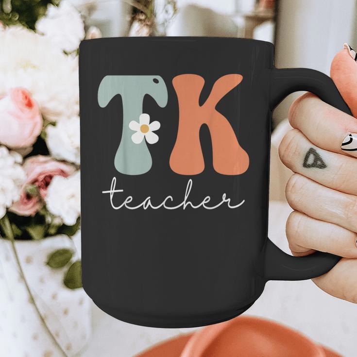 TK Teacher Retro Groovy Vintage Happy First Day Of School Graphic Print Coffee Mug, Groovy Teacher Gifts, funny design TK Teacher Retro Groovy Vintage Happy First Day Of School Graphic Print Coffee Mug, Groovy Teacher Gifts, funny design