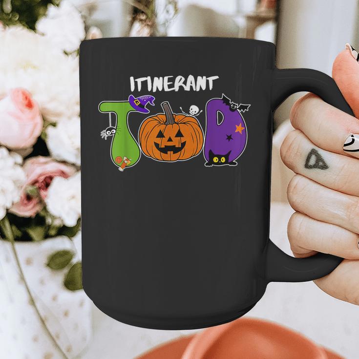 TOD Itinerant Teacher Of The Deaf Halloween ASL Interpreters Graphic Print Coffee Mug, funny design TOD Itinerant Teacher Of The Deaf Halloween ASL Interpreters Graphic Print Coffee Mug, funny design