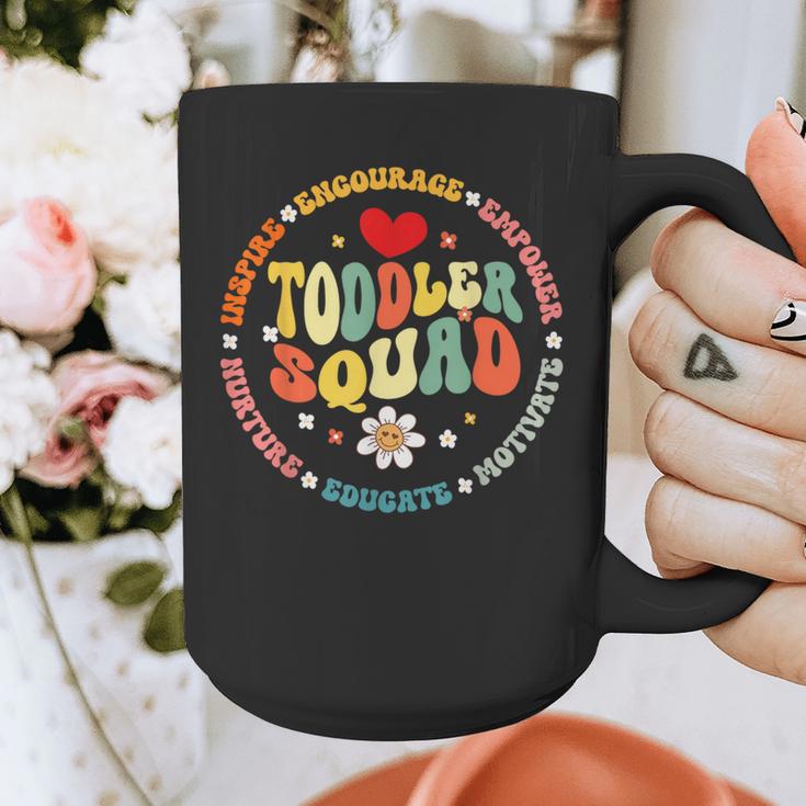 Toddler Squad Pre-K Teacher Pre School Back To School Graphic Print Coffee Mug, funny design Toddler Squad Pre-K Teacher Pre School Back To School Graphic Print Coffee Mug, funny design