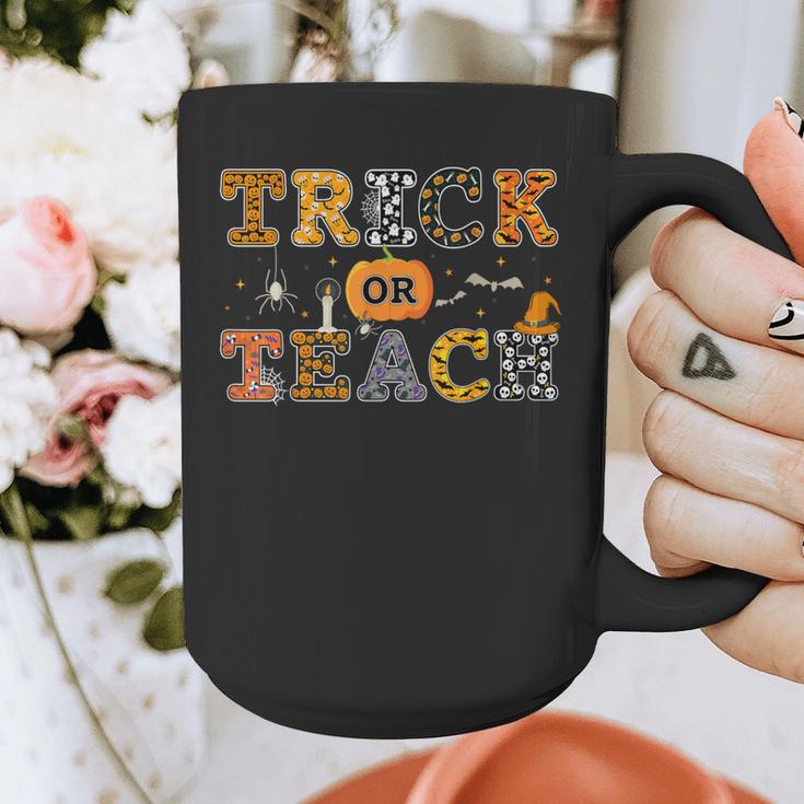Trick Or Teach Funny School Teacher Halloween Costume Graphic Print Coffee Mug, funny design Trick Or Teach Funny School Teacher Halloween Costume Graphic Print Coffee Mug, funny design