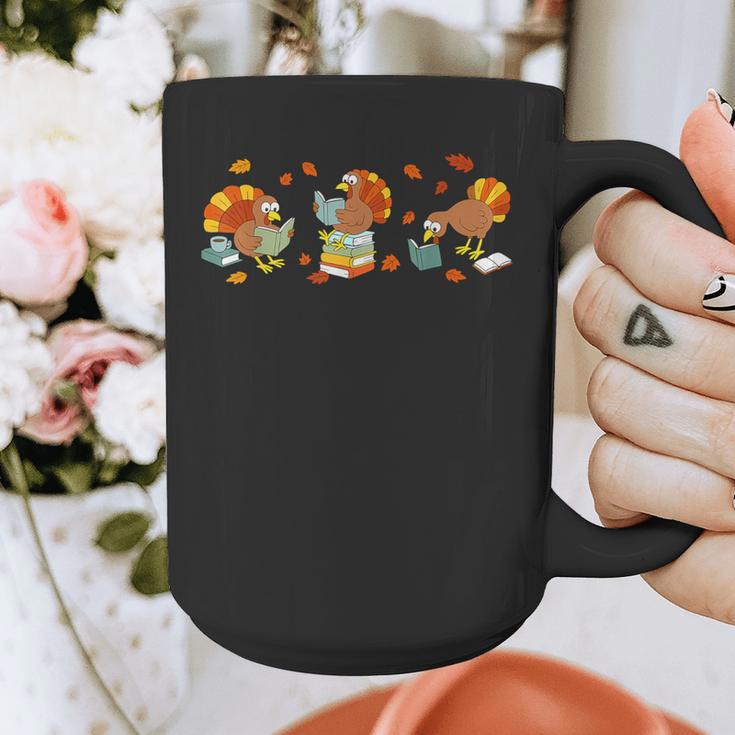 Turkey Reading Books Fall Thanksgiving Teacher Book Lovers Graphic Print Coffee Mug, funny design Turkey Reading Books Fall Thanksgiving Teacher Book Lovers Graphic Print Coffee Mug, funny design