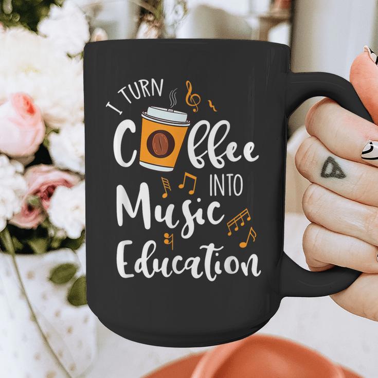 I Turn Coffee Into Music Education Music Teacher Graphic Print Coffee Mug, funny design I Turn Coffee Into Music Education Music Teacher Graphic Print Coffee Mug, funny design