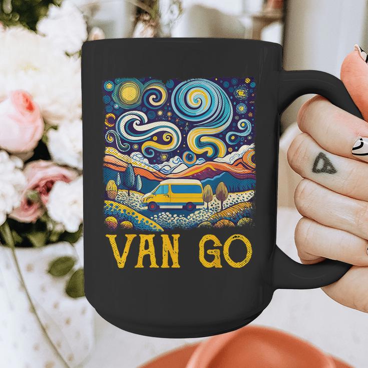 Van Go Vanlife Accessories Artist Art Teacher Graphic Print Coffee Mug, funny design