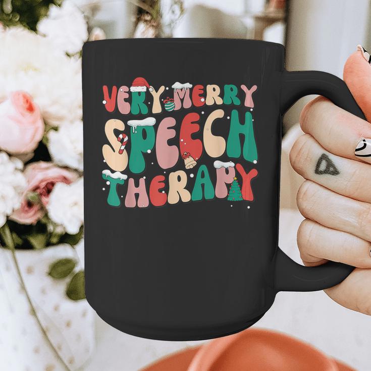 Verry Merry Speech Language Pathologist Teacher Christmas Graphic Print Coffee Mug, funny design Verry Merry Speech Language Pathologist Teacher Christmas Graphic Print Coffee Mug, funny design