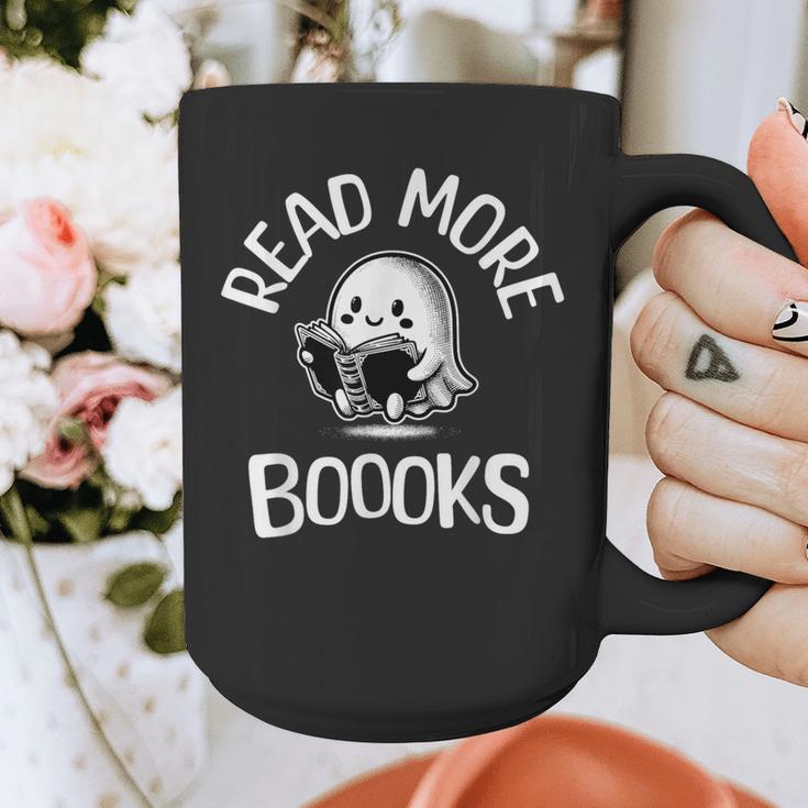Vintage Halloween Teacher Women Reading Read More Books Graphic Print Coffee Mug, funny design