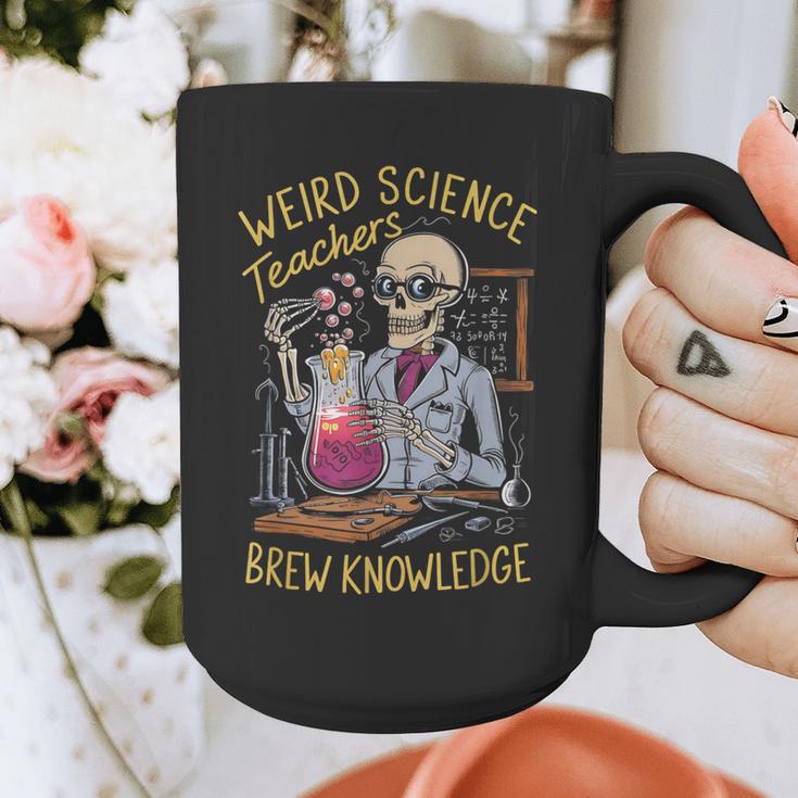 Weird Science Skeleton Halloween Teachers Brew Knowledge Graphic Print Coffee Mug, Science Teacher Gifts, funny design Weird Science Skeleton Halloween Teachers Brew Knowledge Graphic Print Coffee Mug, Science Teacher Gifts, funny design